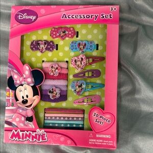 Disney Minnie Mouse Hair Accessory Set - Pink and Blue